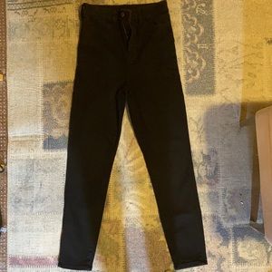 Black American highest rise jeans